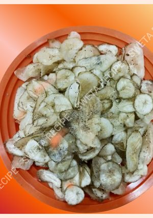 A picture of Raw Banana Chips.