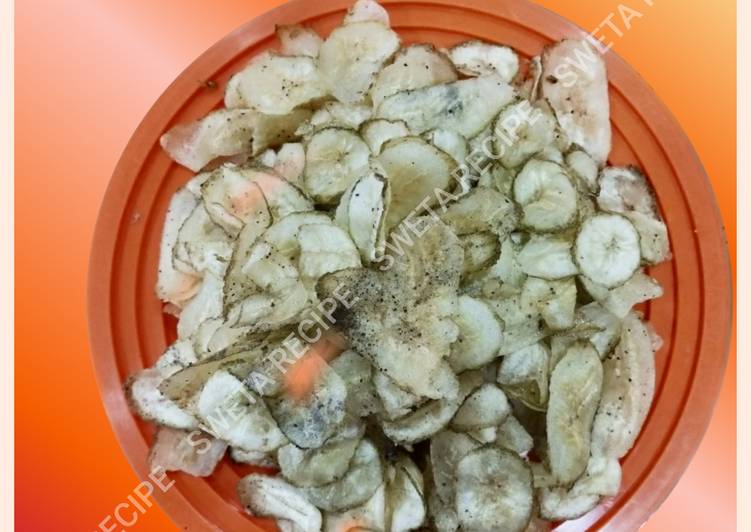 Simple Way to Make Perfect Raw Banana Chips