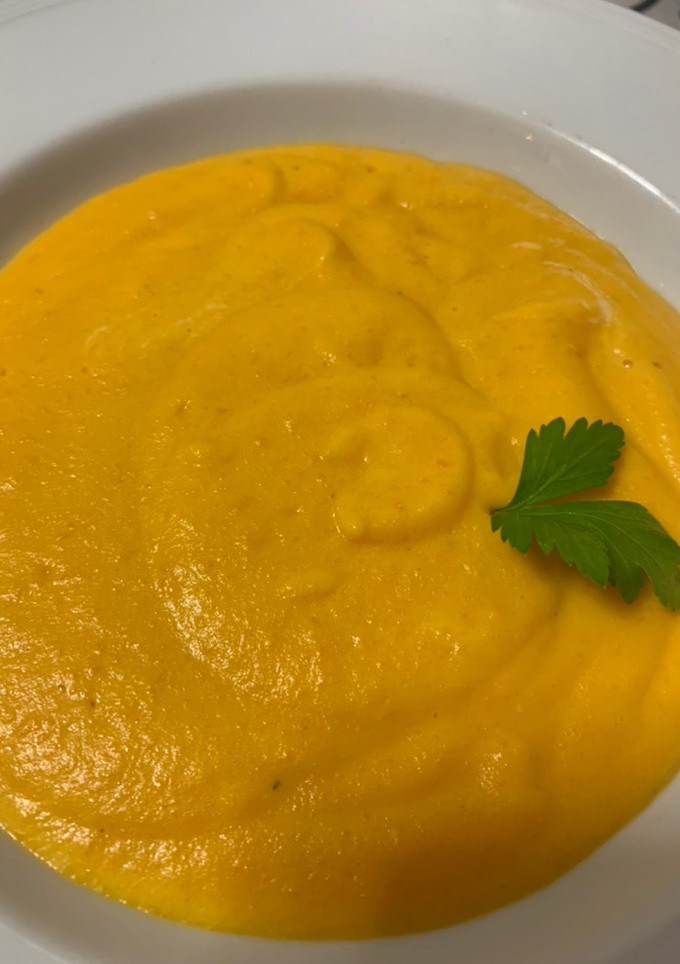 Una foto de Puré de zanahoria