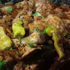 A picture of Chicken karahi.