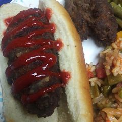 A picture of Greek inspired Kofta.