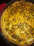 Tarta de yogurt griego con maracuyá!!