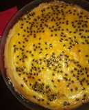Tarta de yogurt griego con maracuyá!!