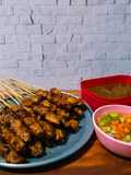 Sate ayam sambal kacang