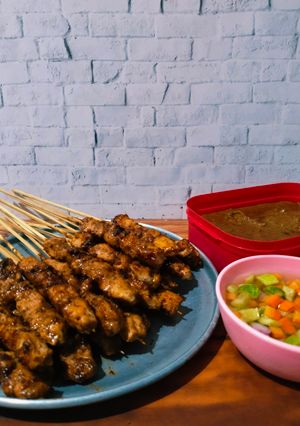 Foto resep Sate ayam sambal kacang
