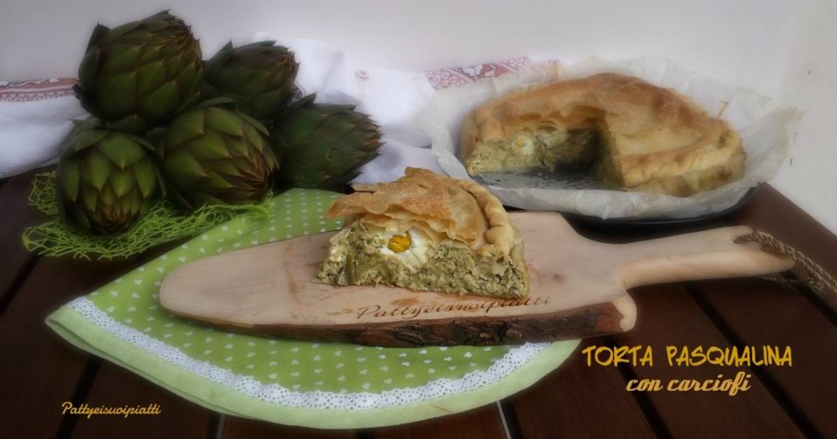 Ricetta Torta pasqualina con carciofi di Patrizia Finetti (pattyeisuoipiatti)  - Cookpad