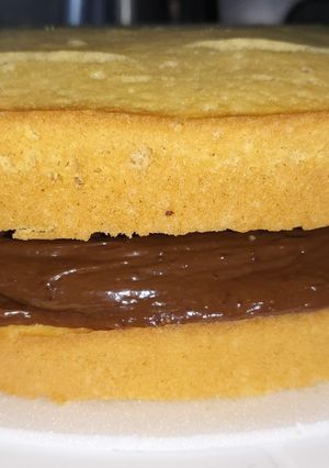 Una foto de Bizcochuelo sin gluten y sin azúcar