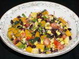 Ensalada de porotos negros vegana