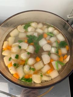 Foto resep Sop bakso ikan