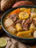 Ajiaco con Huesos de Res y Vegetales