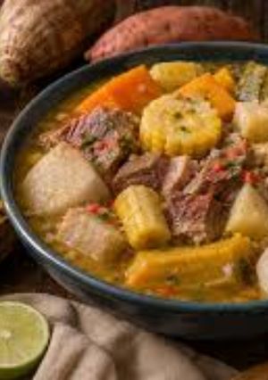 Una foto de Hagiaco con Huesos de Res y Vegetales