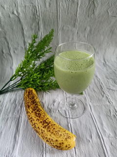 Foto resep Pisang Bayam Smoothie
