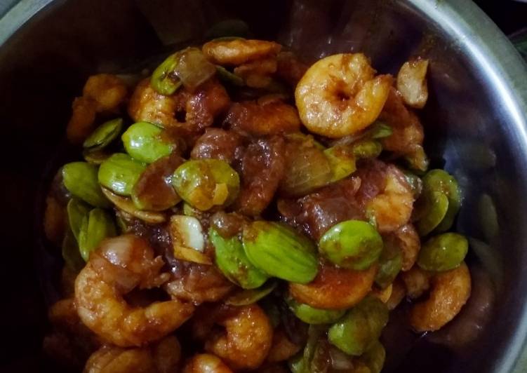Resep Sambal balado udang pete Anti Gagal