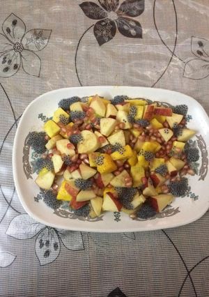 A picture of Mixed fruits salad.