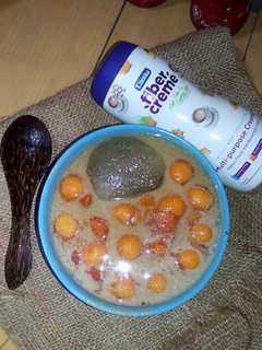 Foto resep Es Buah Pepaya Cincau KW Fiber Creme