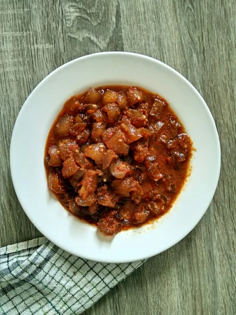 Langkah Gampang Menyiapkan Resep Krecek Kuah Kecap Pedas yang Uenak Anti Ribet, Sempurna