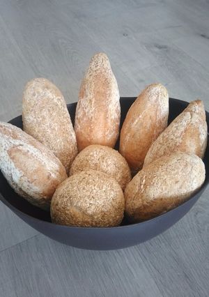 Una foto de Pan sin gluten y sin mixes comerciales