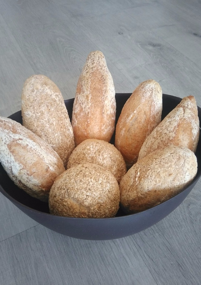 Una foto de Pan sin gluten y sin mixes comerciales