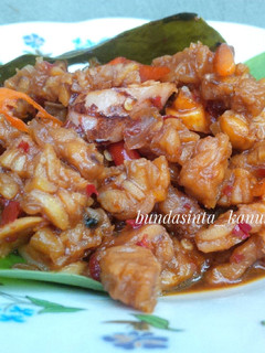 Foto resep Oseng tempe pedas manis