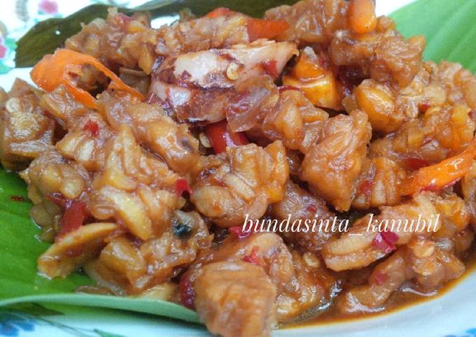 Resep Oseng tempe pedas manis oleh Bundasinta_kanubil ...