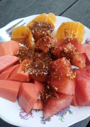 Foto resep Rujak buah