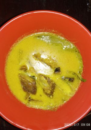 Foto resep Ikan pindang tongkol kuah santan