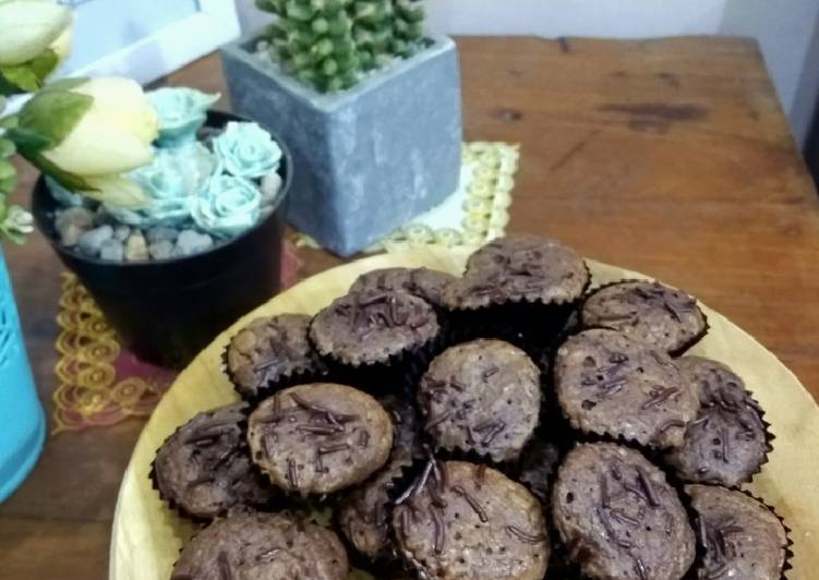 Mini cup brownies