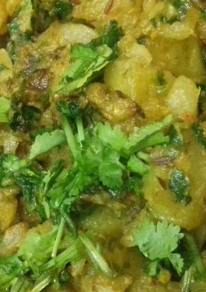A picture of Saljum aloo ki sabji.