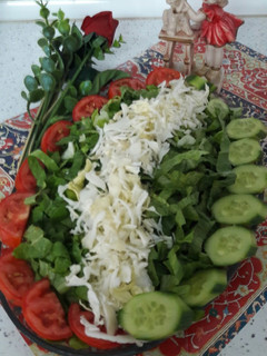 عکسی از دستور سالاد کاهو