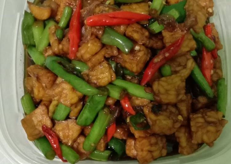 Tempe buncis kecap
