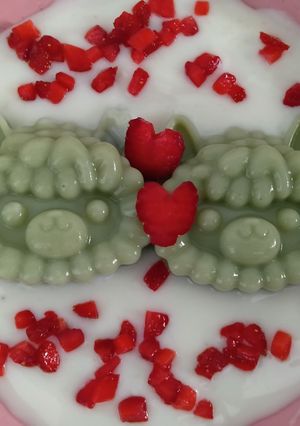 Foto resep Sour Creamy Matcha Agar-Agar