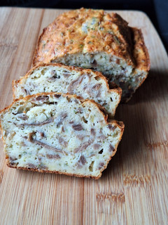 A picture of Duck Confit and Apple Savory Loaf.