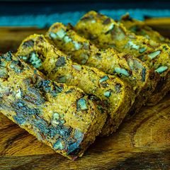 Vegan Pumpkin-Chocolate Bread A picture of Vegan Pumpkin-Chocolate Bread.