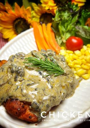 Foto resep Chicken Creamy Mushroom Sauce
