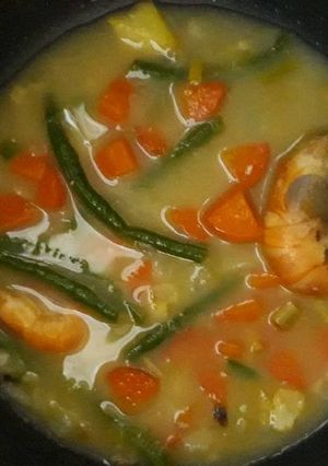 Foto resep Udang Kuah Kuning (mpasi 9m+)