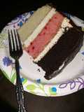 Neapolitan dream cake