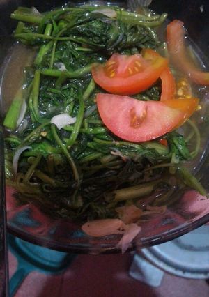 Foto resep Tumis kangkung sederhana