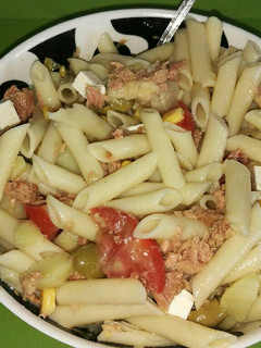 Una foto de Ensalada de pasta con patata