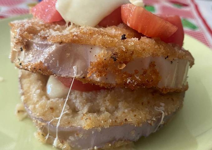 Hamburger di melanzane alla parmigiana