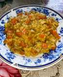 Лінивий плов із куркою