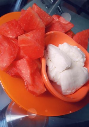صورة لوصفة جبنة و جبس 🍉😋