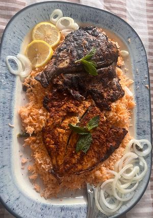 A picture of Grilled Spiced Fish (Sea Bream).