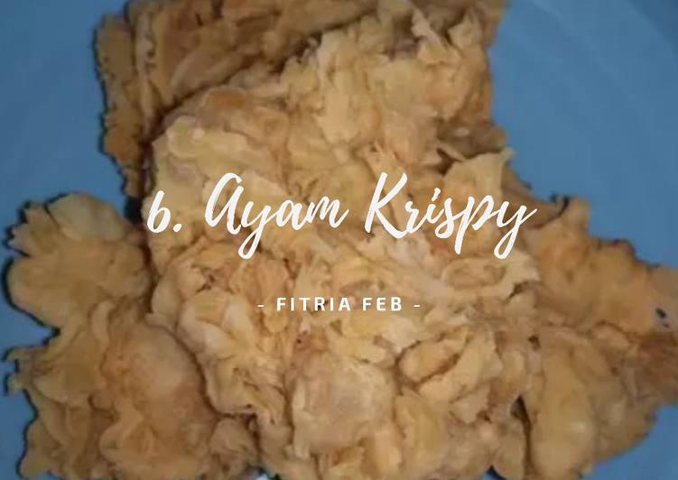 Resep 6. Ayam Krispy Fillet Anti Gagal