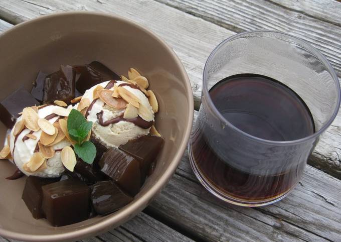 How to Make Creative Coffee Affogato for Diet Food