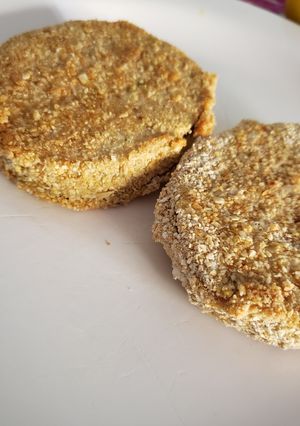 Una foto de Milanesas de berenjenas