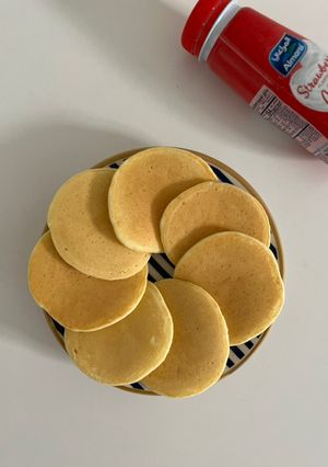 صورة لوصفة بان كيك 🥞❤️