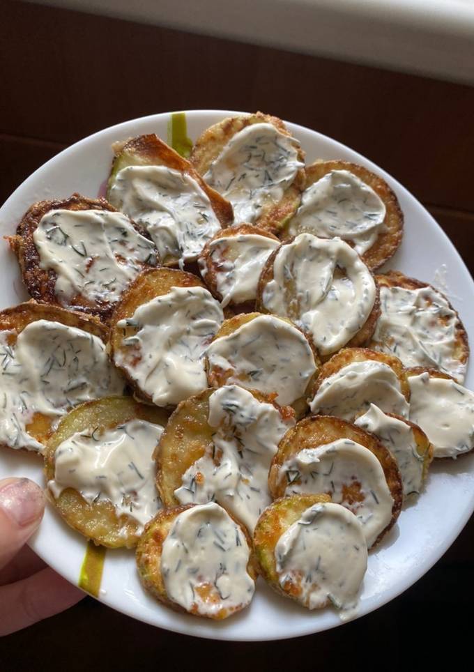 Кабачки смажені