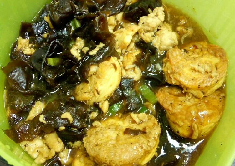 Resep Tofu ayam tumis black pepper ala me 🥰 yang Enak Banget