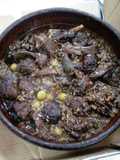 Liebre guisada con arroz