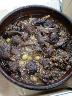 Una foto de Liebre guisada con arroz